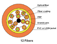 Indoor Fiber Optic Cable GJFJZY